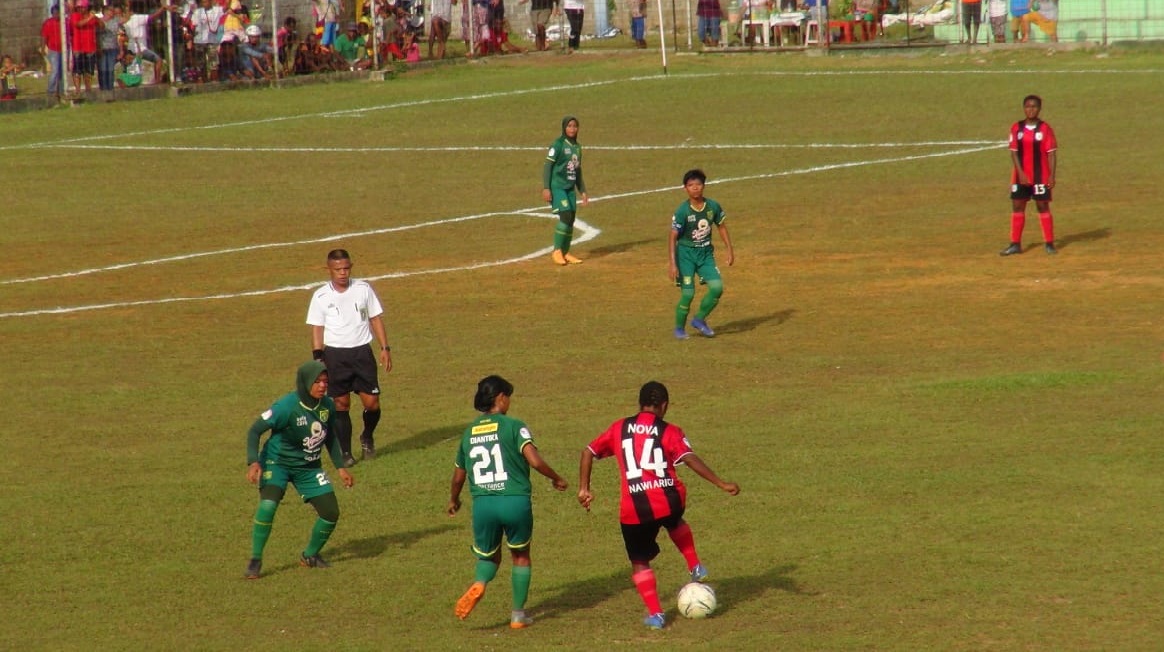 Libas Persebaya 3-1, Tim Putri Persipura Tutup Series 3 Grub B dengan Hasil Sempurna