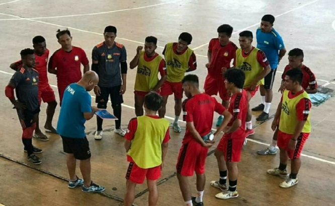 PON XX Ditunda, Tim Futsal Papua Tetap Gelar TC