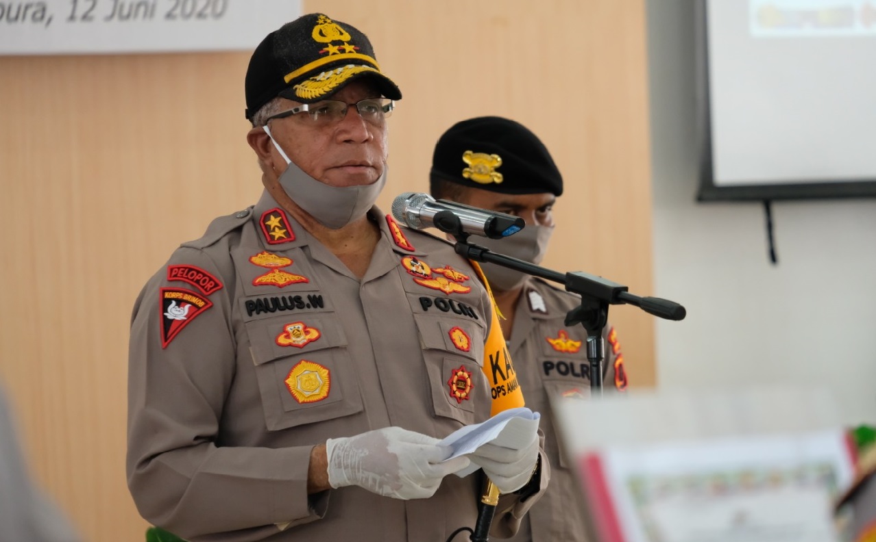 Kapolda Papua Akui  ada 26 Anggotanya Yang Positif Covid-19