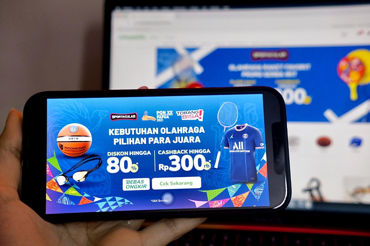 PB PON XX Papua Gandeng Tokopedia Jadi Mitra E-Commerce Resmi