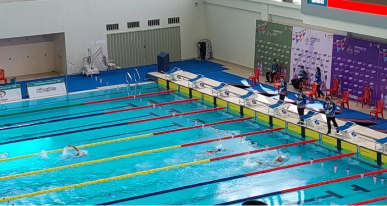 NPC Papua Merajai  Hari Pertama  Laga Renang Peparnas XVI