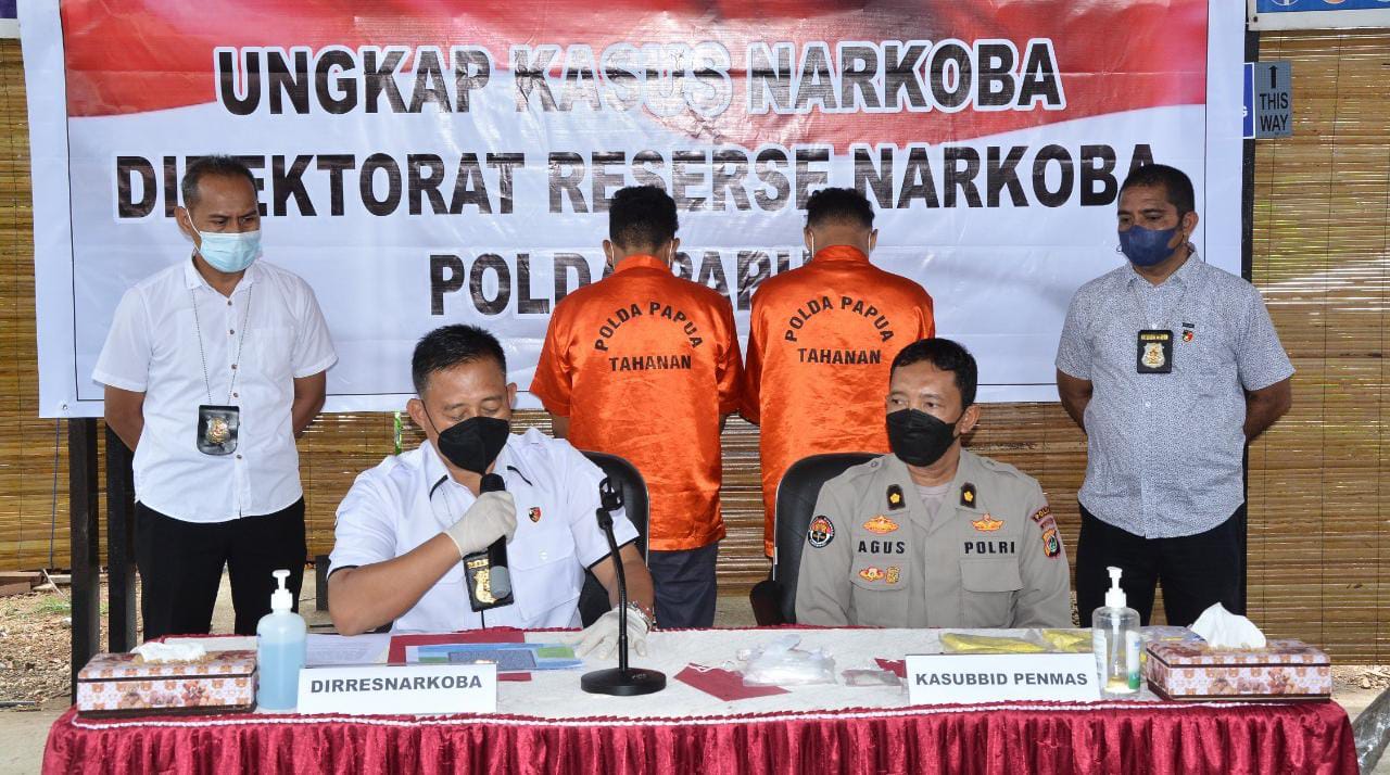 Polda Papua Amankan 262 Gram Sabu di Timika