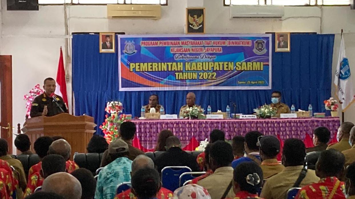 Gelar Binmatkum di Sarmi, ini yang Dilakukan Kejari Jayapura   