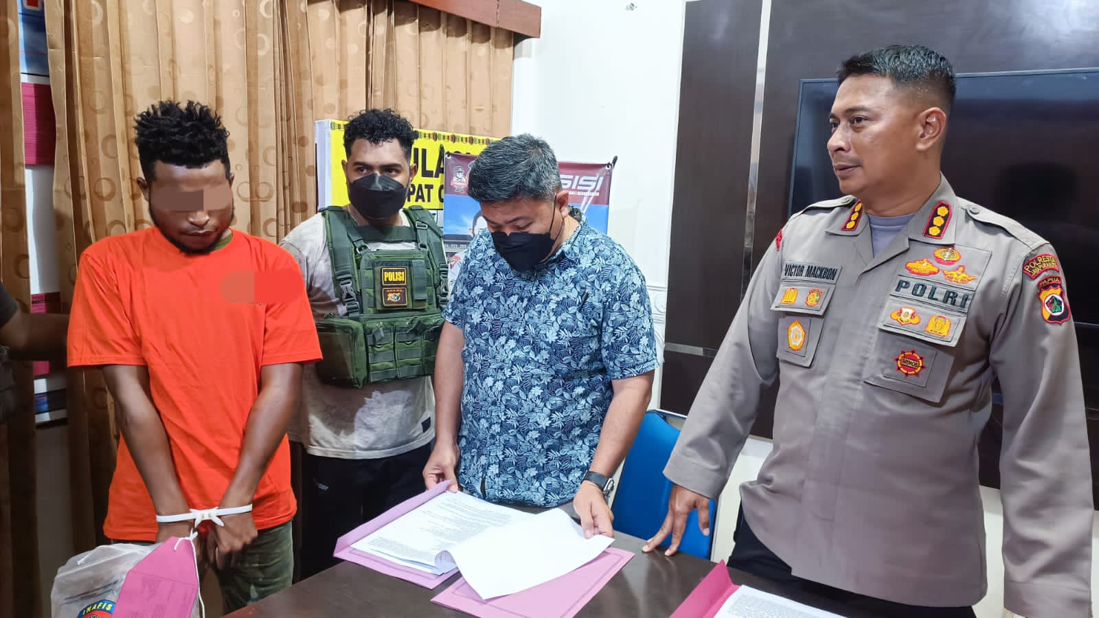 Pembunuh Sadis di Rumah Depan Hotel Relat Argapura Ditangkap