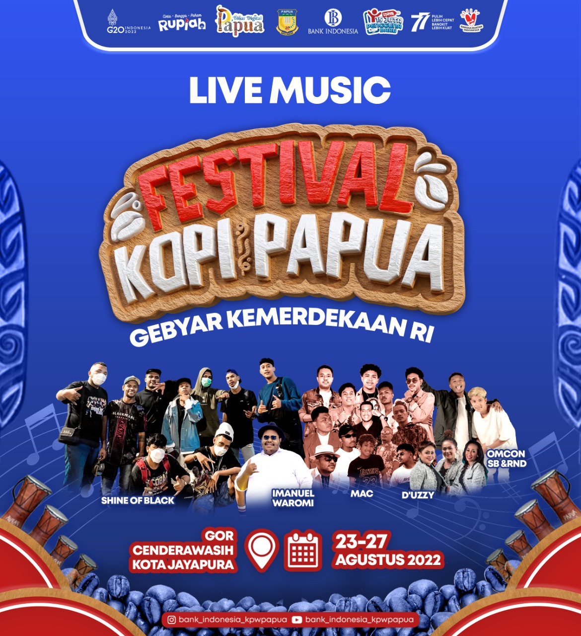 Bank Indonesia dan Pemprov Papua Dukung UMKM Lokal Lewat Festival Kopi