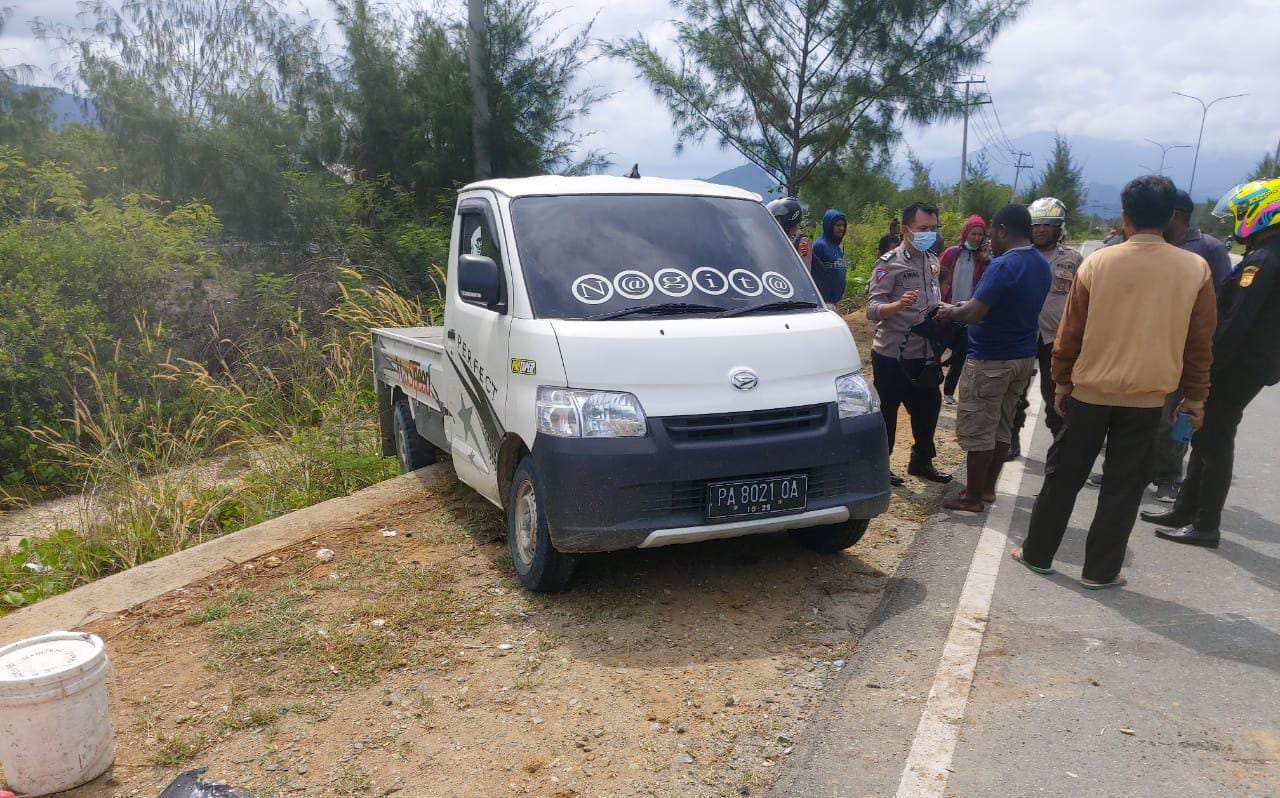 Laka Tunggal di Jalan Raya Holtekamp, 5 Orang Luka, 1 Tewas