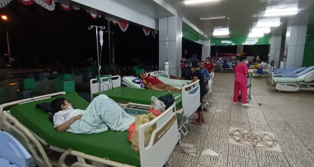 Gempa Jayapura, 300 Pasien di RSUD Dok II Dievakuasi