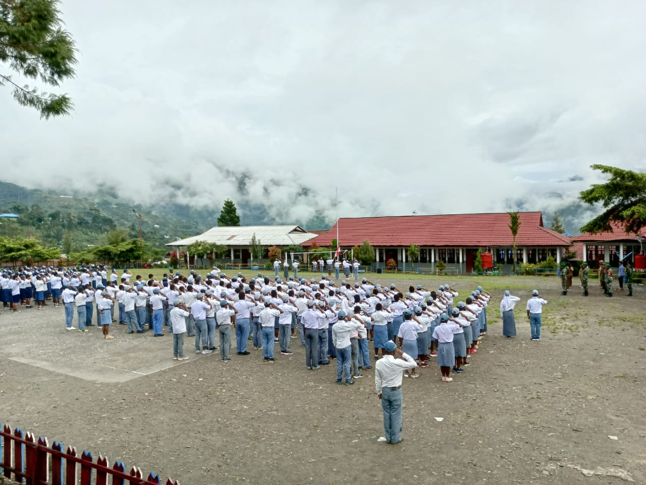 Peduli Generasi Muda, Koramil Karubaga Sosalisaai Wasbang