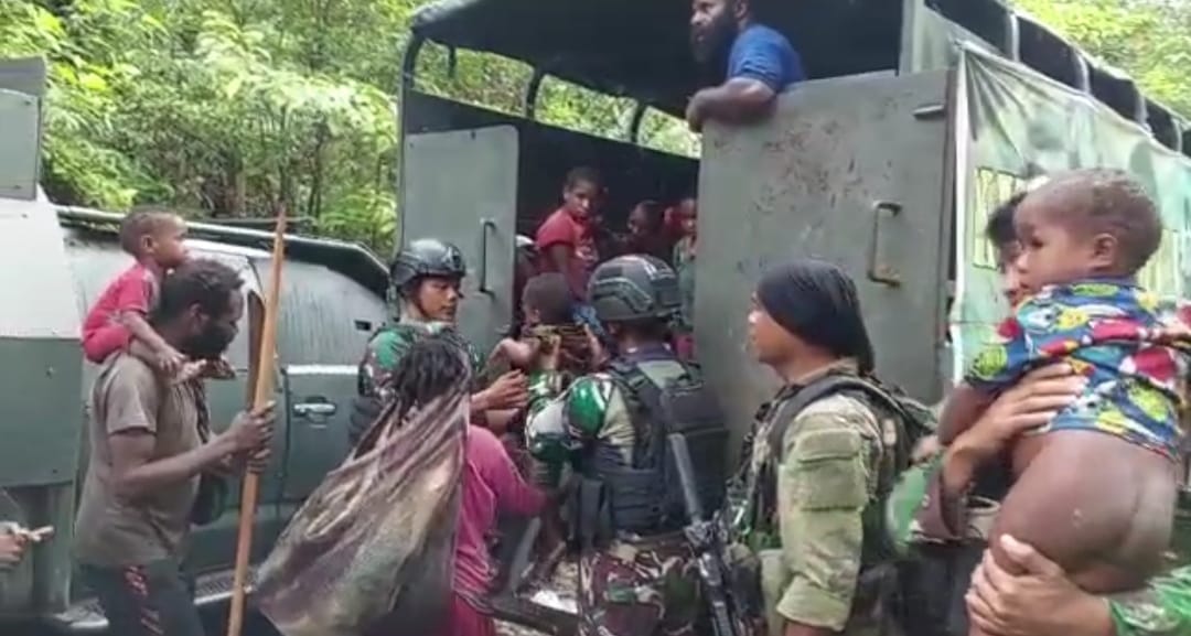 Teror KKB di Nduga, Aparat Gabungan Temukan 52 Warga Sipil Sembunyi di Hutan
