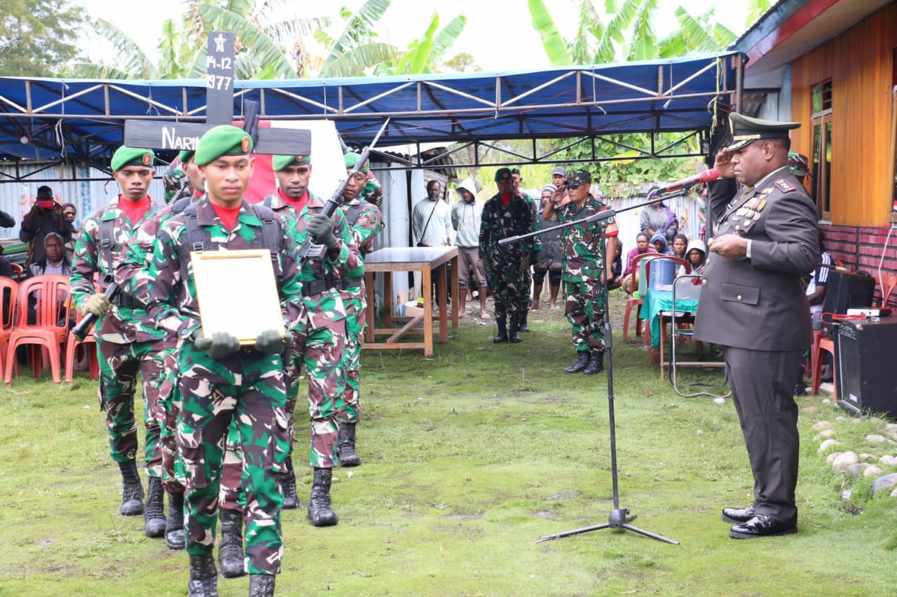 Pemakaman Sertu Narin Wenda, Dandim Jayawijaya: Kita Kehilangan Salah Satu Prajurit Terbaik