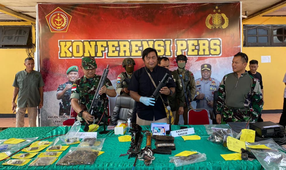 Kuasai Markas KKB di Nduga, Aparat Gabungan Temukan Senjata Api dan Ratusan Aminisi