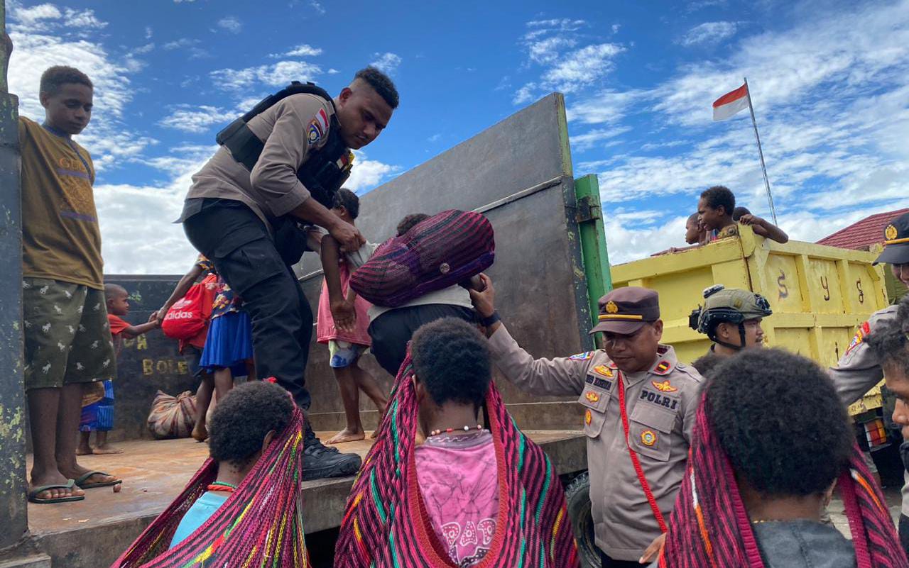 Dipastikan Aman, Ratusan Pengungsi Kembali ke Nogolait