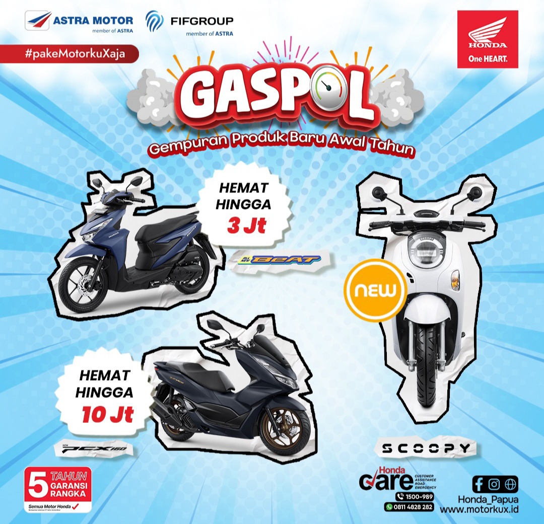 Banjir Hadiah dari Astra Motor Papua Diawal Tahun 2025