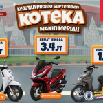 Promo “Koteka Makin Meriah” di Bulan September Beli Motor Honda Hemat Hingga Rp4,9 Juta