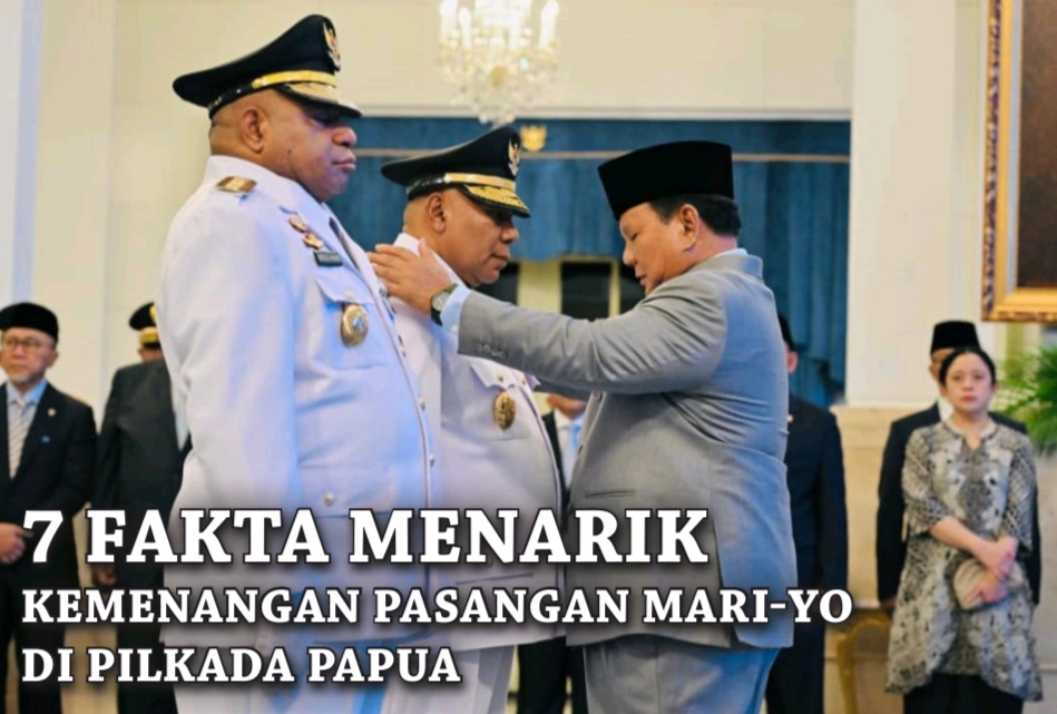7 Fakta Menarik Kemenangan Pasangan Mari-Yo di Pilkada Papua
