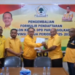 Resmi Mendaftar, Mathius Fakhiri : Saya Siap Pimpin Partai Golkar Papua!