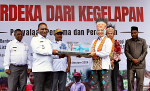 Merdeka dari Kegelapan, Kementerian ESDM dan PLN Resmikan PLTMH Anggi I Pegaf