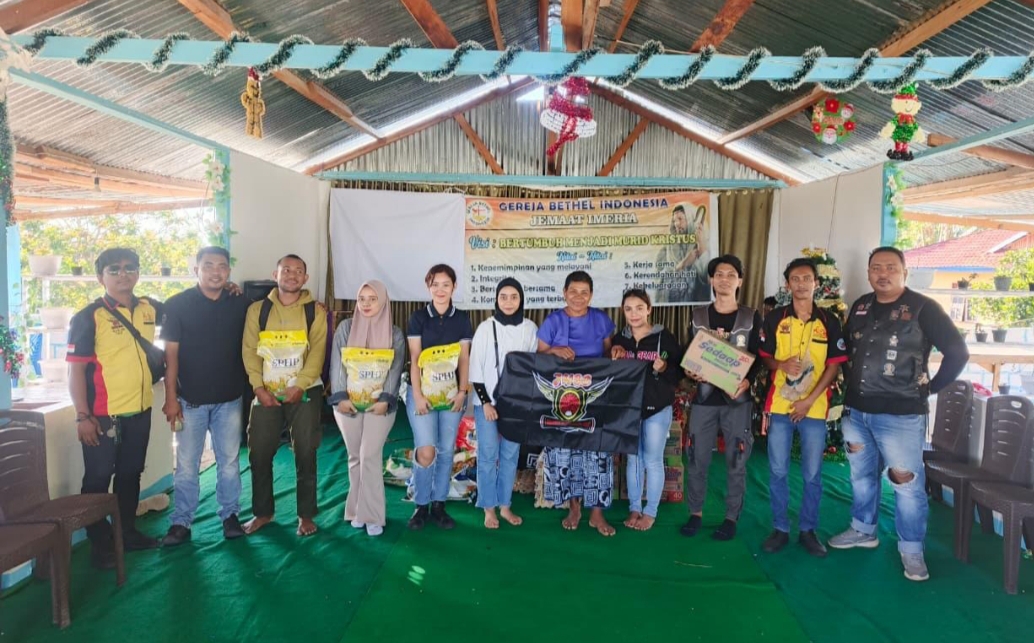 Sambut Natal 2025, Paguyuban Honda Motor Jayapura Berbagi Kebahagiaan di Panti Asuhan Holei Roo