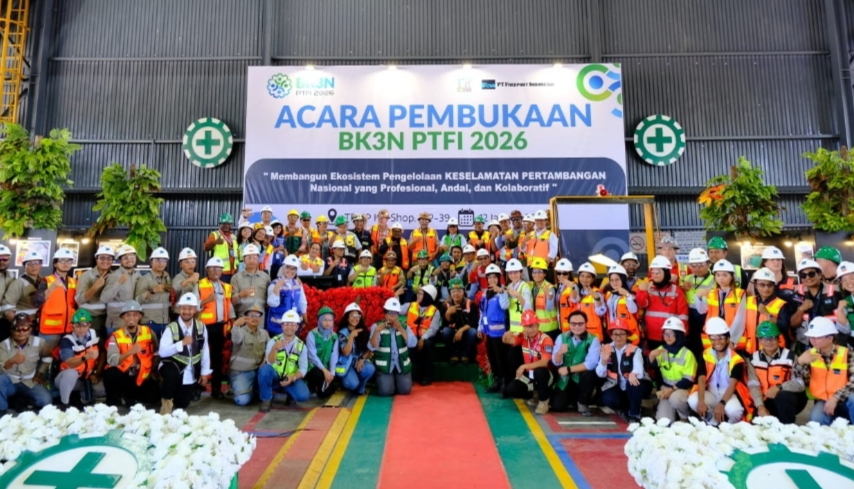 Peringati Bulan K3 Nasional, Freeport Serukan Pesan Keselamatan dan Kesehatan Serentak di Tiga Lokasi Kerja