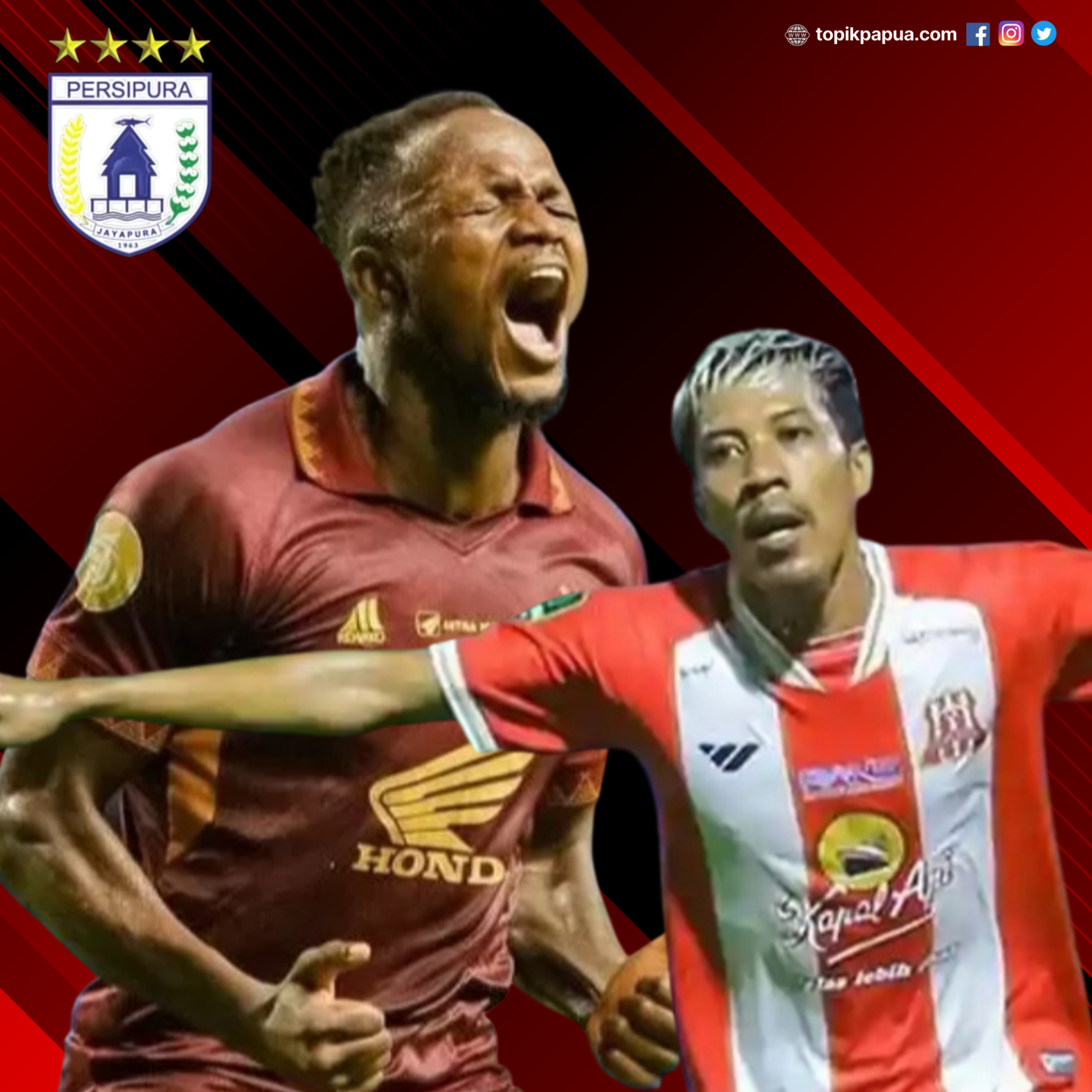 Gantikan Takuya dan Matheus, Persipura Datangkan Ex Kapten Deltras dan Pemain Asal USA