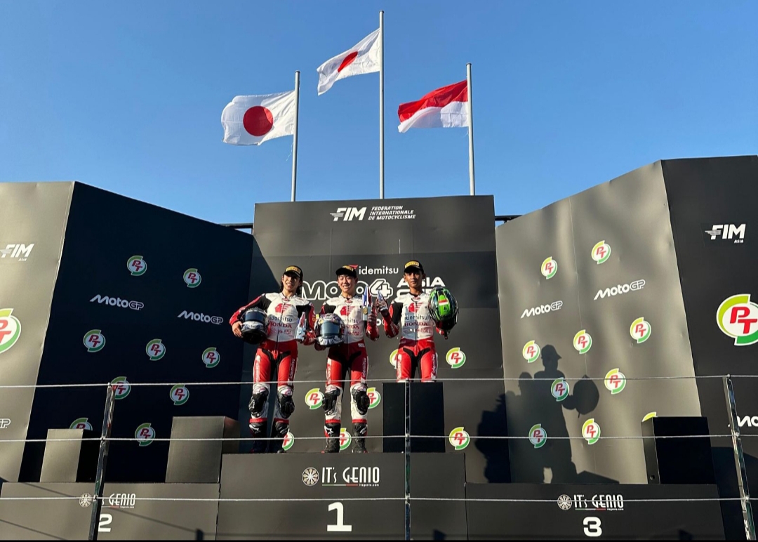 Pebalap Muda Astra Honda Tampil Kencang di Laga Pembuka Moto4 Asia Cup Buriram