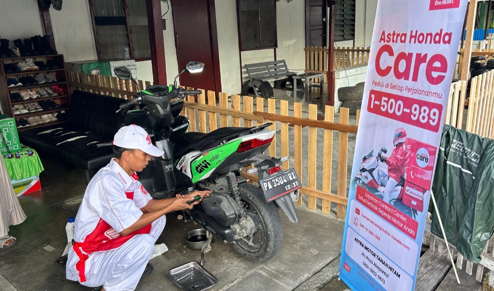 Special Service ke Rumah bagi Konsumen Loyal Honda di Jayapura