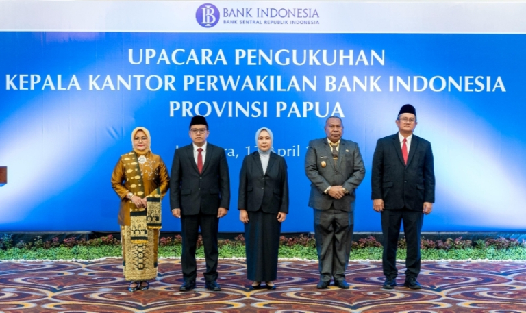 Warsono Dikukuhkan Sebagai KPwBI Papua, Wagub Aryoko: Kolaborasi Kunci Pertumbuhan Ekonomi