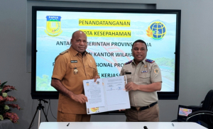 Percepat Sertifikasi Aset dan Tanah Masyarakat, Pemprov Papua dan BPN Teken MoU