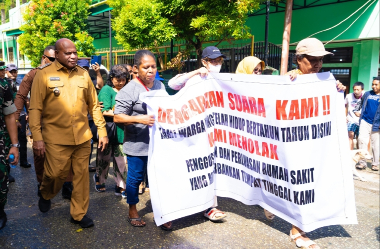 Demo Tolak Pengembangan RSMI, Gubernur Fakhiri Temui Warga