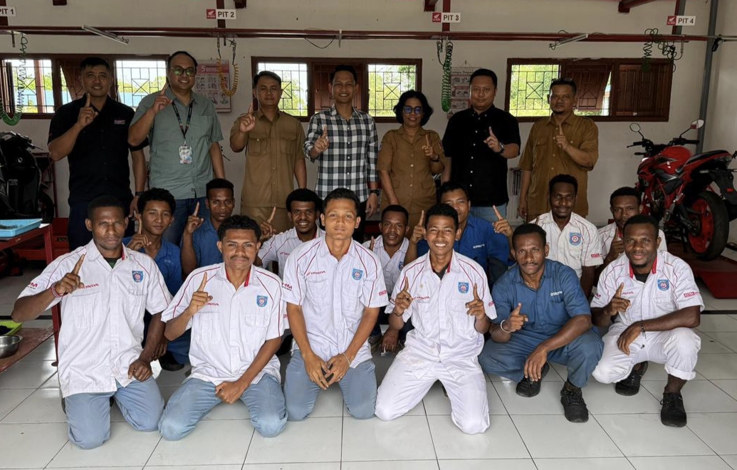 Perkuat Sinergi Pendidikan Vokasi, Manajemen Astra Motor Papua Kunjungi SMK Santo Antonius Merauke