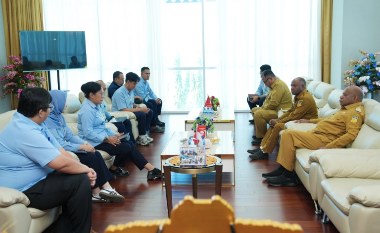 Dukung Rencana Transformasi pelayanan Kesehatan di Papua, Dirut RSUP Jayapura Temui Gubernur Fakhiri