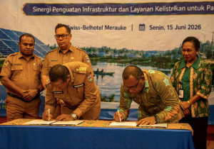 Perkuat Keandalan Listrik DOB, PLN dan Pemprov Papua Selatan Teken MoU Strategis