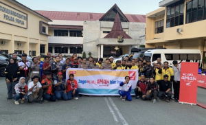 Astra Motor Papua Berikan Edukasi Safety Riding Dalam Acara Forum Korban Laka Lantas Bersama Komunitas dan Ojol Kota Jayapura