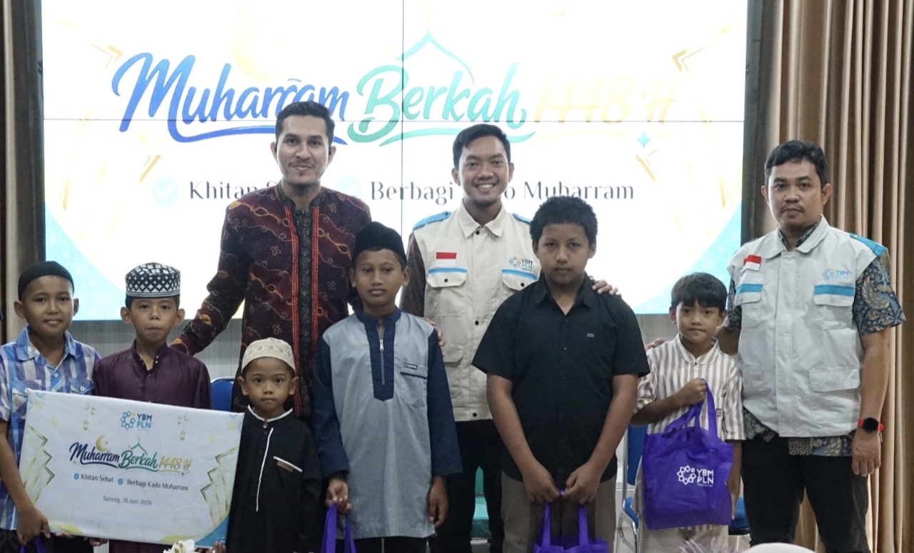 Sambut Berkah Muharram 1448 H, YBM PLN Gelar Program Khitan Sehat di Sorong