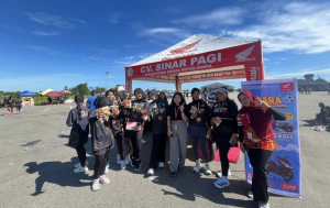 Honda Ramaikan Event 5K Run Polda Papua Tengah di Nabire