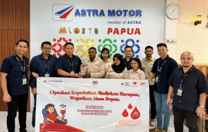 Semangat HUT ke-56 Astra Motor, Astra Motor Papua Gelar Donor Darah