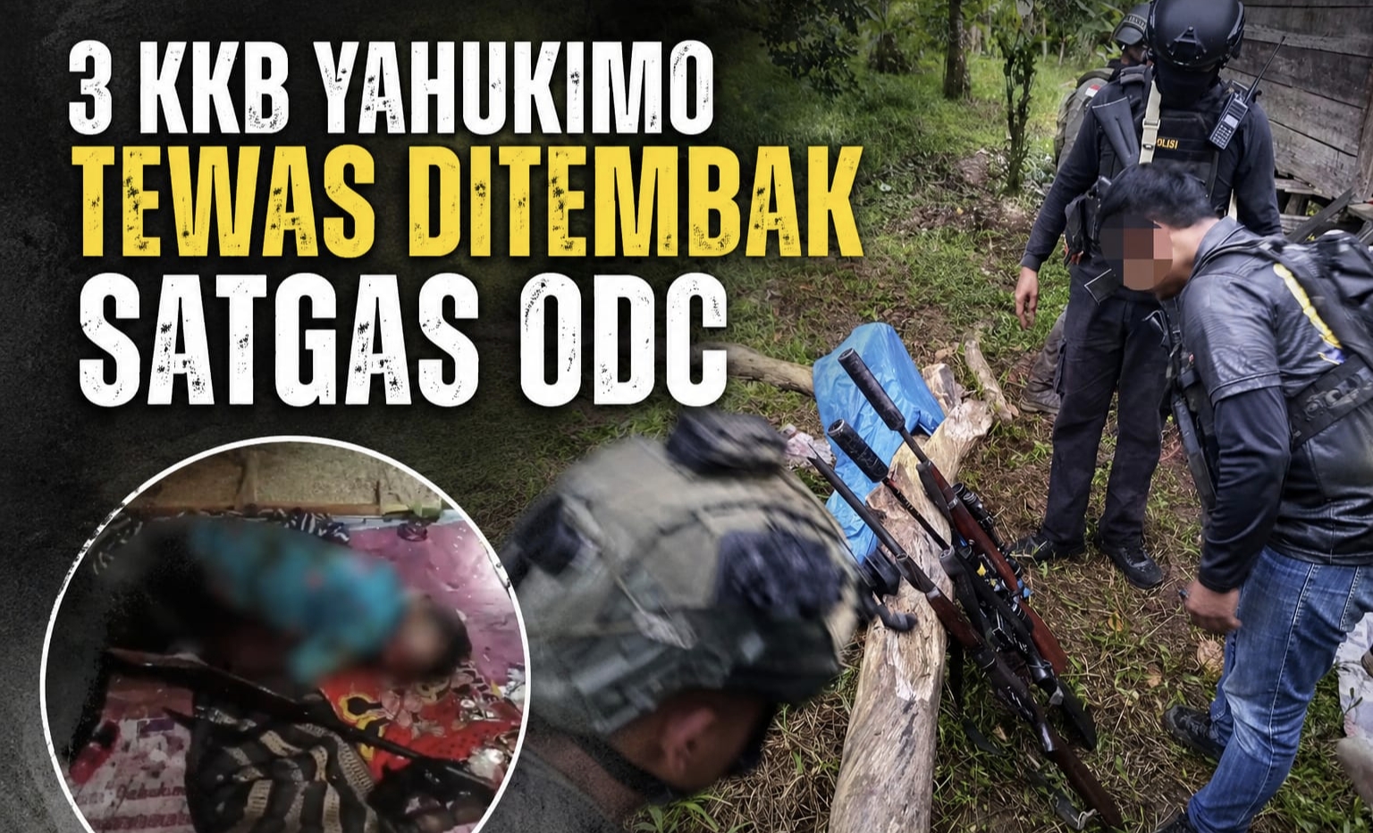 Satgas ODC Tembak Mati 3 Anggota KKB Kodap XVI Yahukimo Batalyon Yamue, Berikut Daftar Kejahatannya