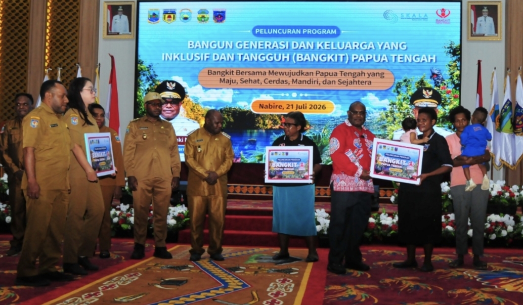 Perkuat Masa Depan Anak dan Keluarga, Gubernur Papua Tengah Luncurkan Program BANGKIT