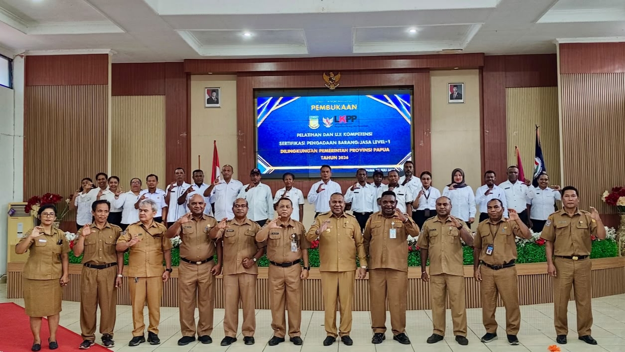 Ini Pesan Wagub Aryoko saat Buka Pelatihan Teknis Pengadaan Barang dan Jasa Level 1 Pemprov Papua