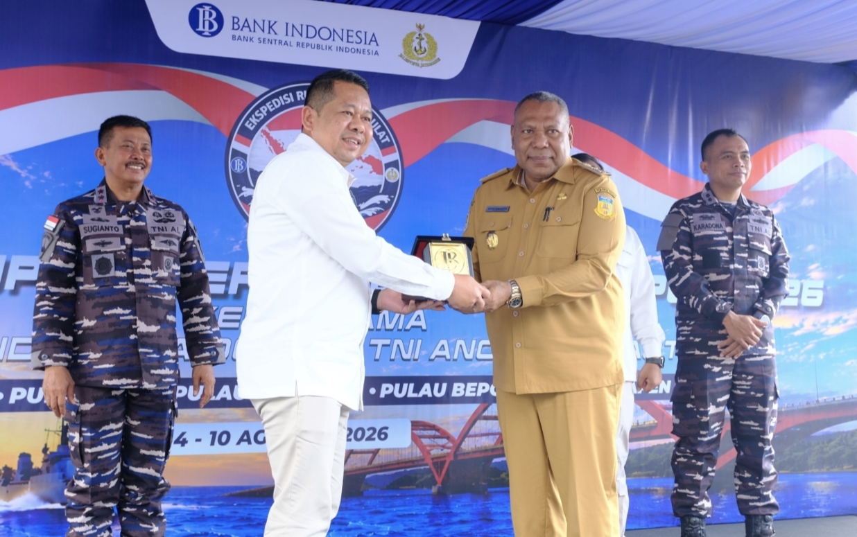 Wagub Aryoko Lepas Ekspedisi Rupiah Berdaulat Papua 2026, Sasar Daerah 3T