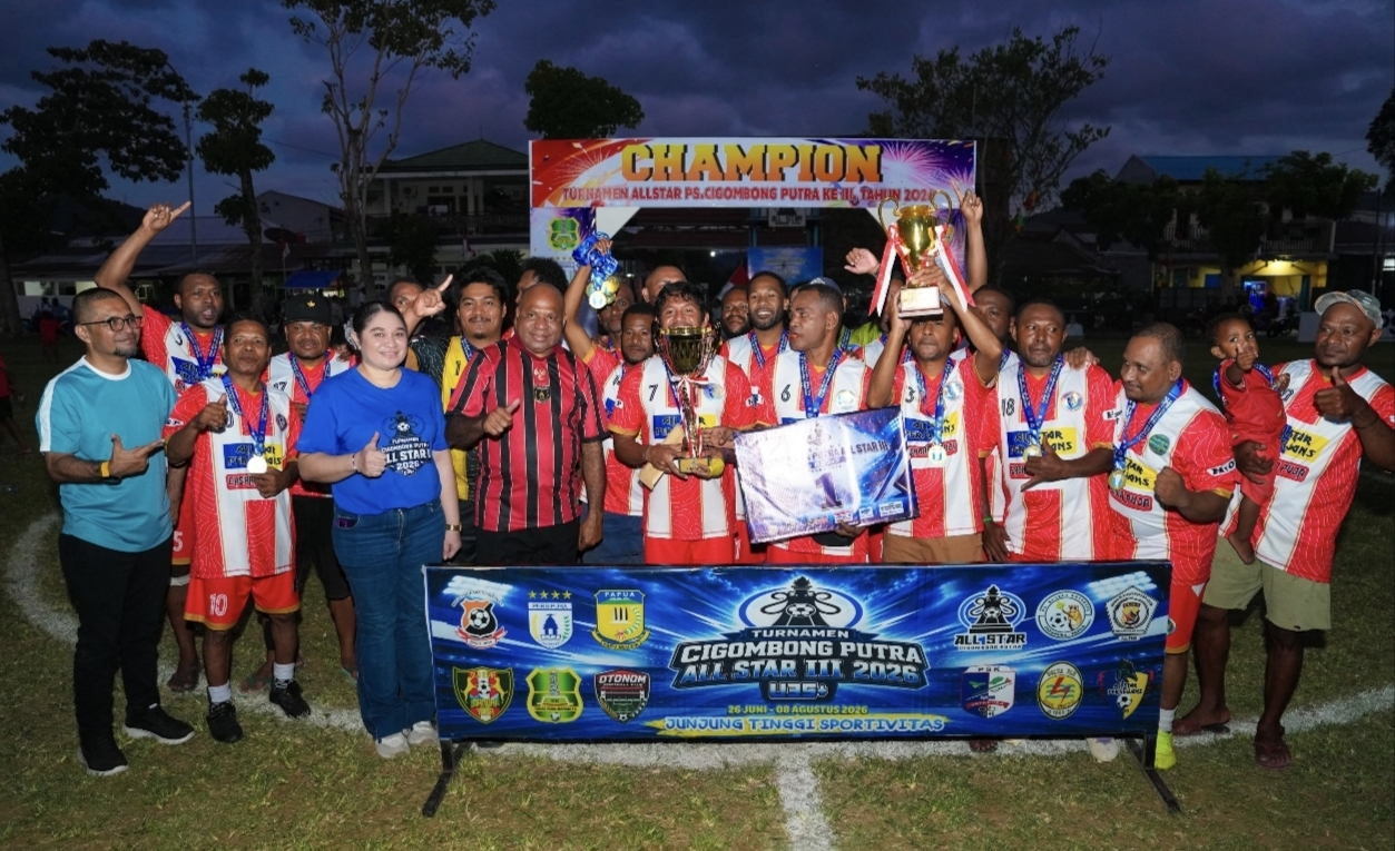 Lewat Drama Adu Penalti, Persewans Waena Allstars Juarai Turnamen All Star U+35 Cigombong Putra III Tahun 2026