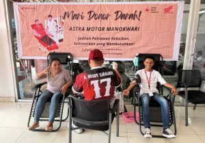 Astra Motor Papua Gelar Donor Darah di SO Manokwari