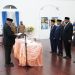 Lantik Pimpinan PT Jamkrida Papua, Gubernur MDF Tekankan 5 Program Prioritas