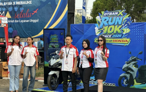 Astra Motor Papua Hadirkan Mini Launching New Honda Vario Evo 160 di Otban X Run 10K