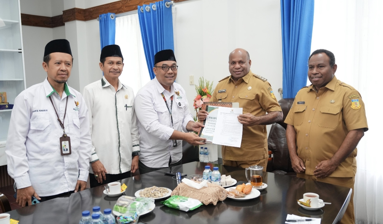 Gubernur MDF Siap Dukung Tiga Agenda Kanwil Kemenag Papua Diakhir Tahun 2026