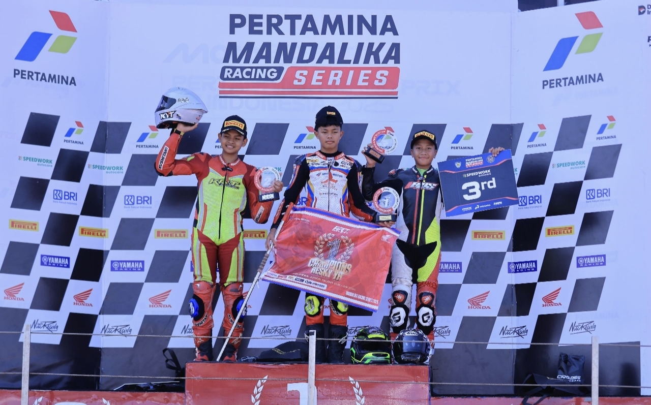 Astra Motor Racing Team Borong 9 Podium, Resky YH Kunci Juara Nasional Indonesia Junior Talent Cup U-15