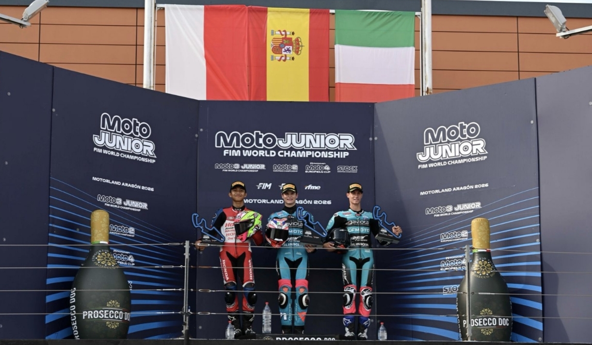 Melesat di Aragon, Ramadhipa Jaga Peluang Tembus Tiga Besar Moto3 Junior