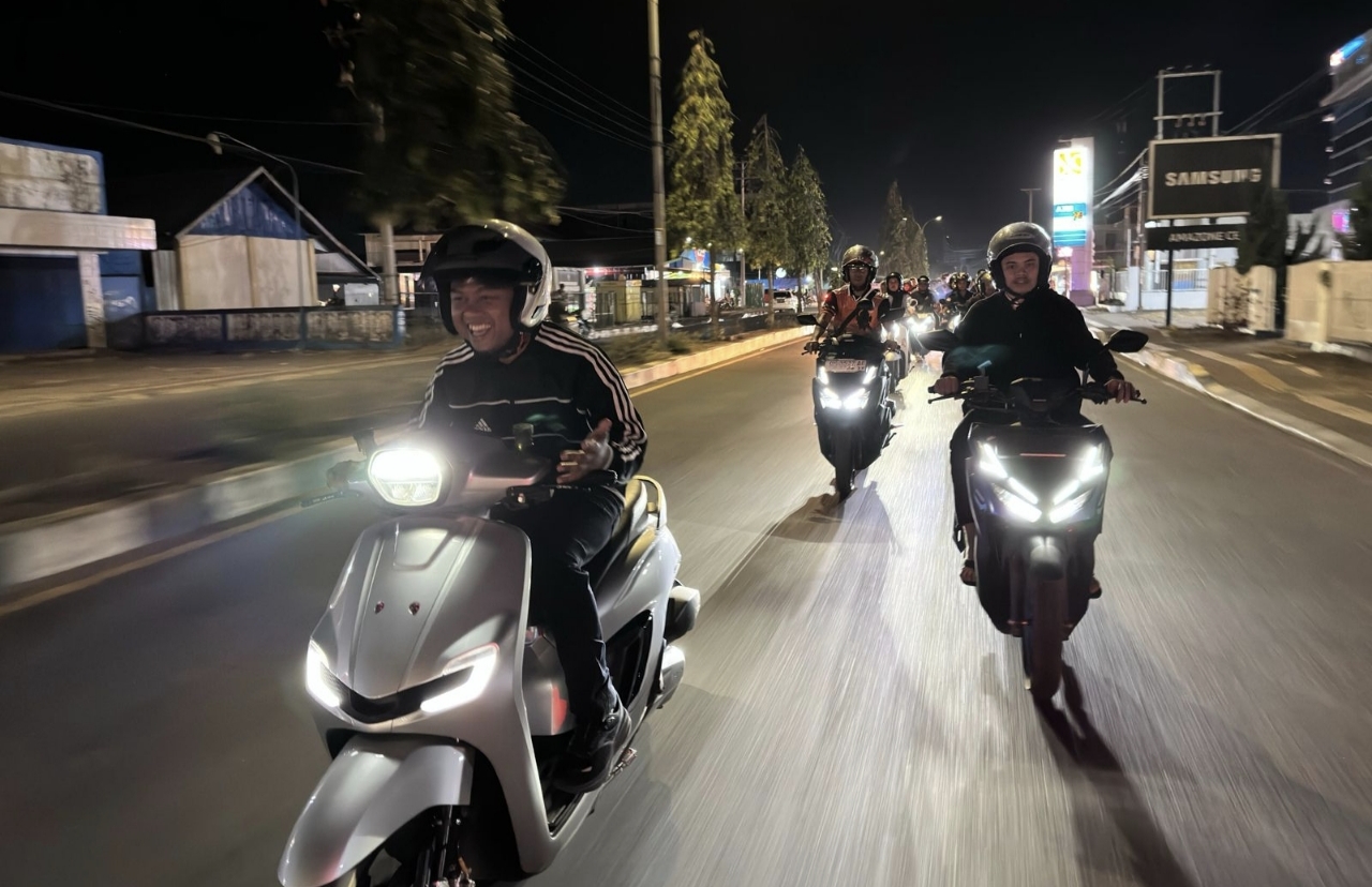 Astra Motor Papua Hadirkan Vario EVO 160 di Merauke Melalui Vario Evo Night Ride Vol. 4