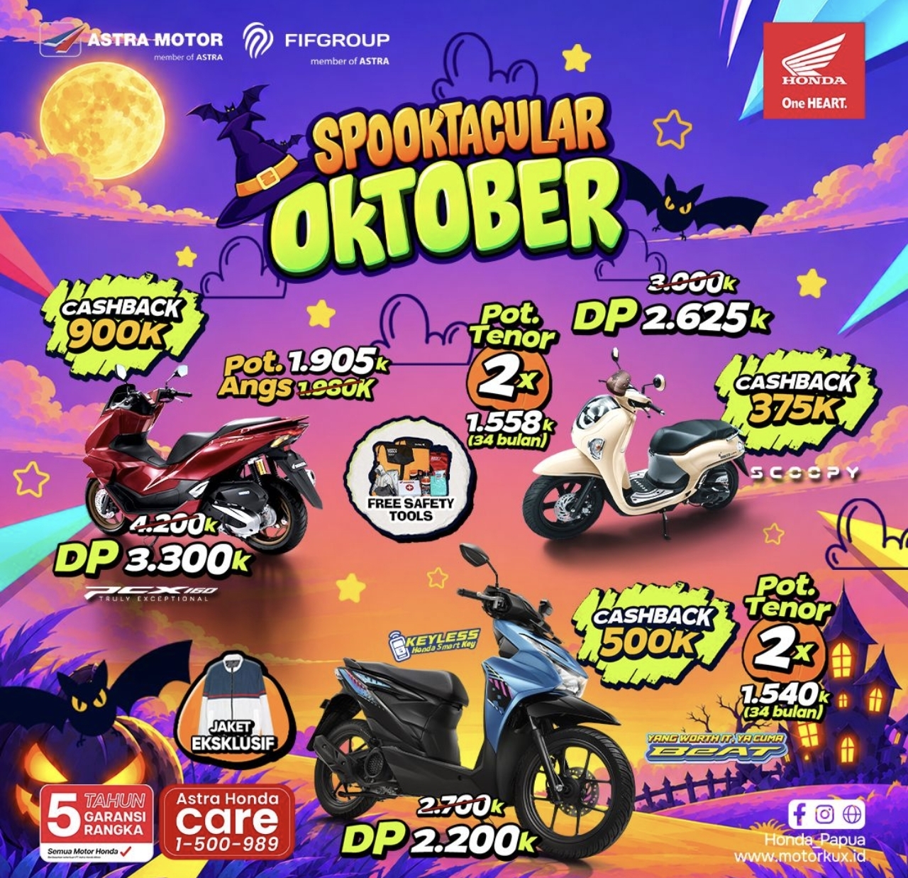 Astra Motor Papua Hadirkan Promo Spooktacullar Oktober