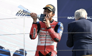 Melesat Kencang di Misano, Ramadhipa Tutup Musim dengan Podium